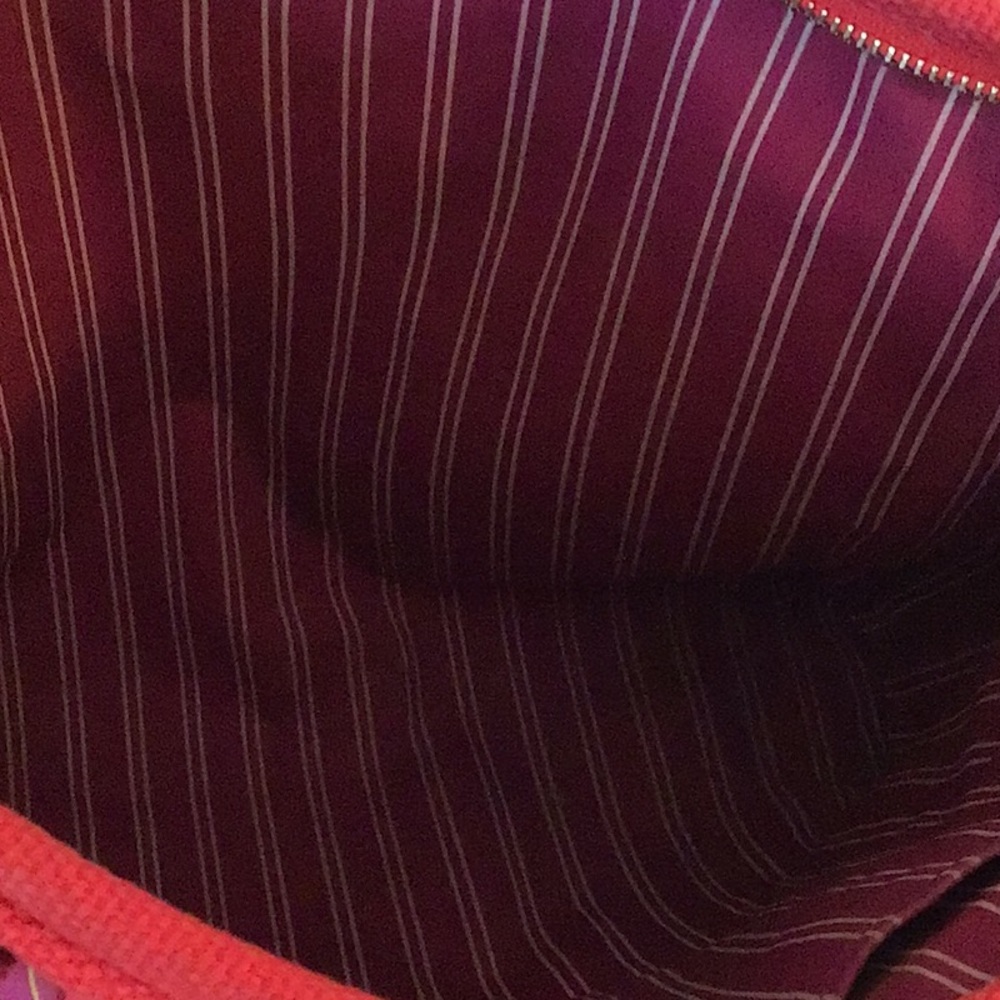 Red Louis Vuitton Cabas Antigua Bag - Picture 10 of 14
